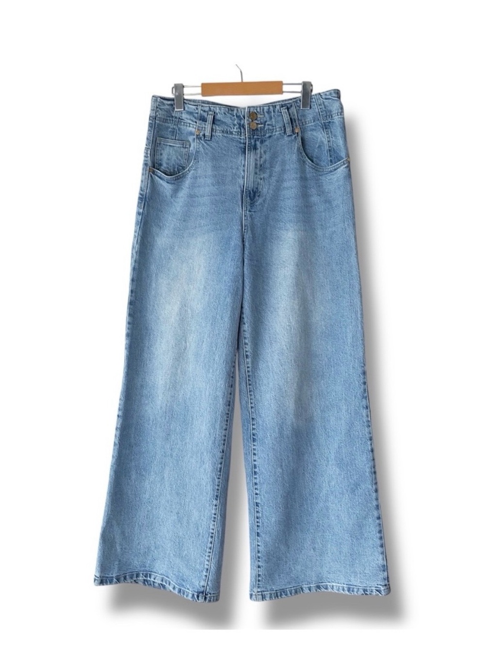 Habitual Light Blue Wide-Leg High-Rise Jeans